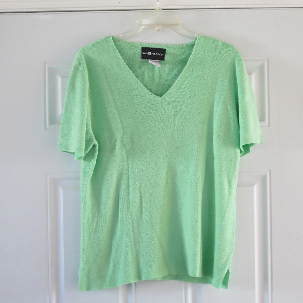 lime green shirt